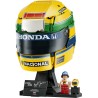 LEGO Editions 43024 Casco Ayrton Senna, Merch da F1 con Minifigure da Collezione, Regalo per Ragazzi 14+ e per Fan Adulti