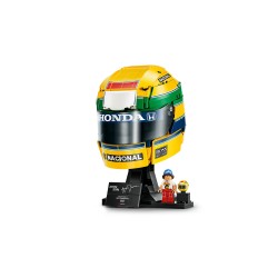 LEGO Editions 43024 Casco Ayrton Senna, Merch da F1 con Minifigure da Collezione, Regalo per Ragazzi 14+ e per Fan Adulti